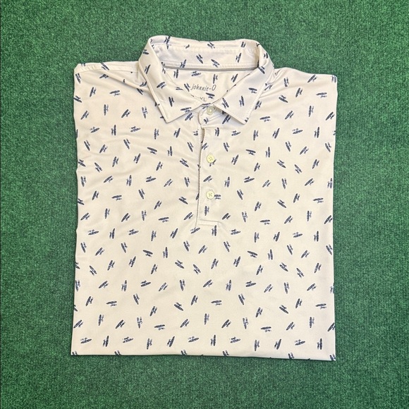 johnnie-O Other - MINT Johnnie-O All Over Navy Logo Print (White / Size XL)